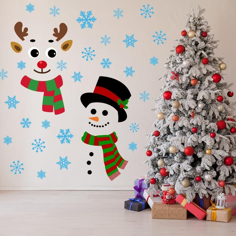 IMISHM Christmas Wall Decorations Christmas Door Decorations Christmas Window Decorations Christmas Door Stickers Christmas Wall Stickers for Christmas Holiday Decor - Image 5
